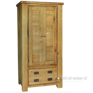 Tủ quần áo gỗ sồi AMS-HW004