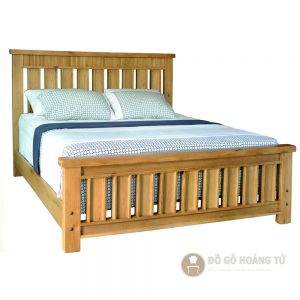 Giường ngủ gỗ sồi AMS-SSQB007